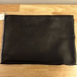 Black rag and bone laptop sleeve/pouch